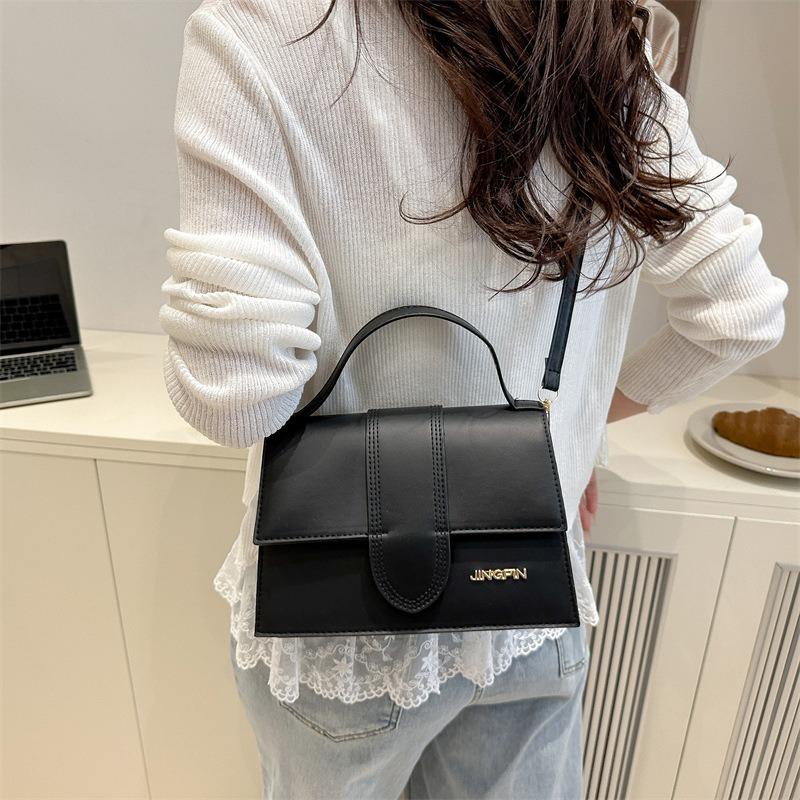 Versatile small square bag new high-end texture temperament portable shoulder bag trendy messenger bag women