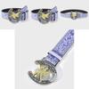 Artistic Eagle Shaped Pu Leather Belt For Men With Ethnic And Vintage Touch