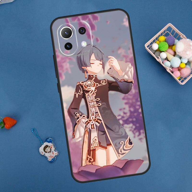 Genshin Impact Xingqiu Case For Xiaomi 14T Pro 13T 11T 12T 13 14 15 Ultra POCO X7 Pro X3 X5 X6 F5 F6 M6 Pro Cover