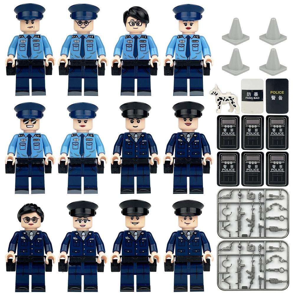 SWAT City Police Special Forces Moc Modern Army Soldier Sets Minifigure MOC Assembly Army Building Block Bricks Toys