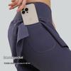 Damen Faux-Zweiteiler High-Waist Yoga & Pilates Leggings