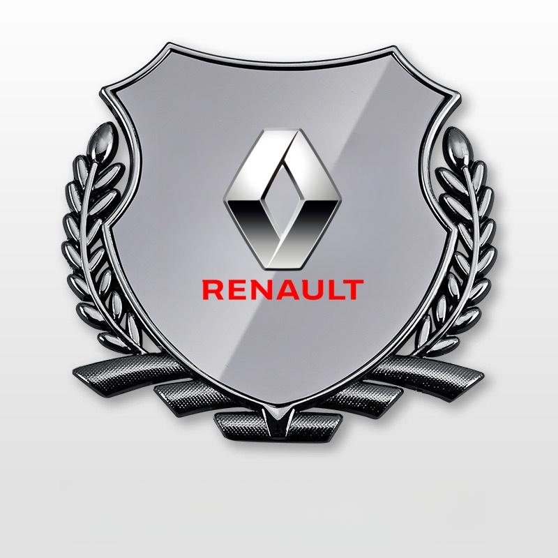 2026 Heiß Für Renault Radkappen 3D Metall Auto Kofferraum Fenster Seite Emblem Abzeichen Aufkleber FÜR RENAULT MEGANE 4 SCENIC TALISMAN ESC