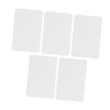 5PCS Inflatable Boat Repair Patch PVC Waterproof Air Leakage Prevention Kayak Repair Patch for Boat Repair Kit White