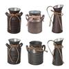 Metal Floral Holder, Durability Rusts Finish Country Holder Milk Can for Homes Gardening Flower Holder Decorations
