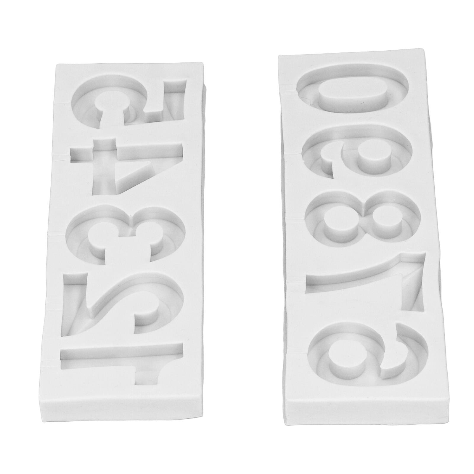 

0-9 Цифра Конфеты Силиконовая Помадка Кекс Украшения Для Печенья Изготовление Шоколадных Свечей