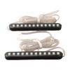 Motorcycle 2PCS Amber DC 12V License Plate Light Bar