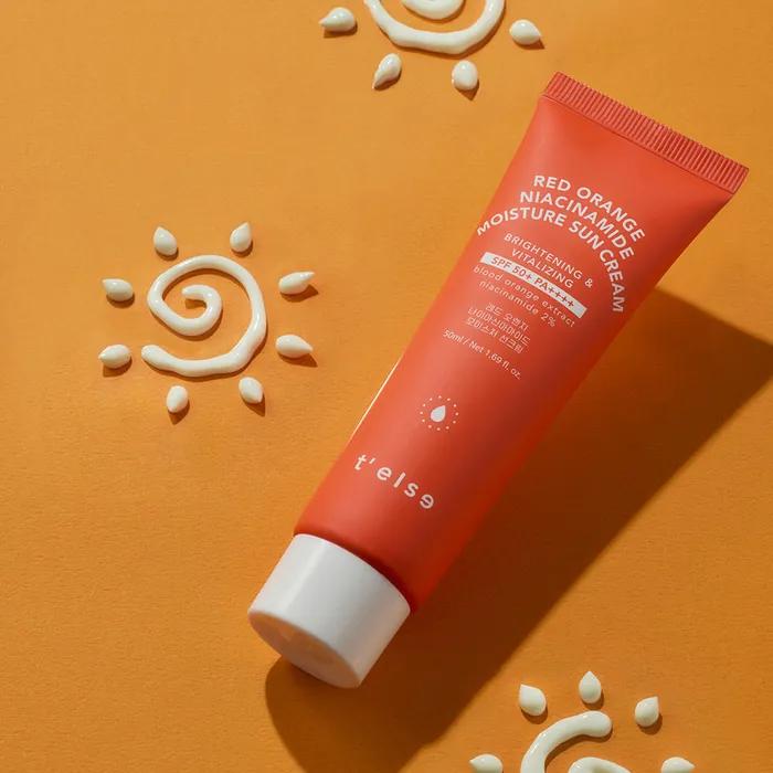 [Moisture]_TLS Red Orange Niacinamide Moisture Sun Cream 50ml