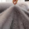 AIWINSURE-Luxury Faux Mink Fur Sofa Towel Blanket, Thick Plush Couch Slip Cover, Universal Recliner Furniture Protector, 4 Seats