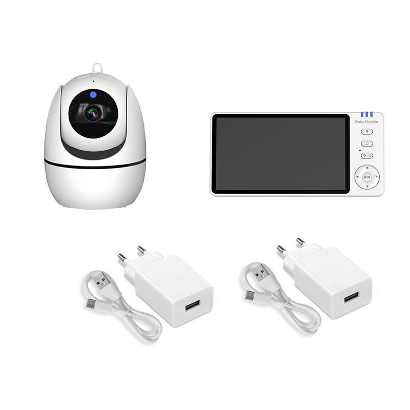 

ABUL-Video Baby Monitor 2.4G 355° Surveillance Cameras With Temperature Display Screen Smart Home