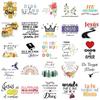 10/30/50pcs Cute Spanish Bible Phrases Stickers Aesthetic Graffiti Notebook Guitar Laptop Scrapbook Motivational Quotes Sticker