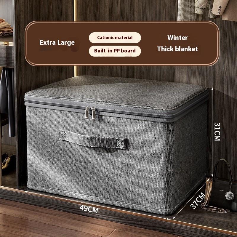 Multifunctional Foldable Storage Box With Cloth Cover , Large Capacity Quilt Storage Box Bra Storage Box Underwear Organizer