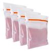 Laundry Net X Fine Mesh Durable Polyester Protects Delicate Clothing and Underwear from (30cm 40cm) 4-pack. Construction, Rust-resistant Zipper,