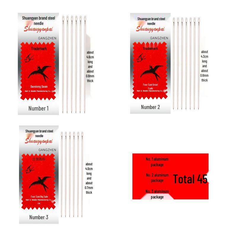 Steel Hand Sewing Needle for Embroidery and Clothes
