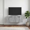 Wall Mounted TV Cabinet Grey Sonoma 78.5 x 41 x 30 cm