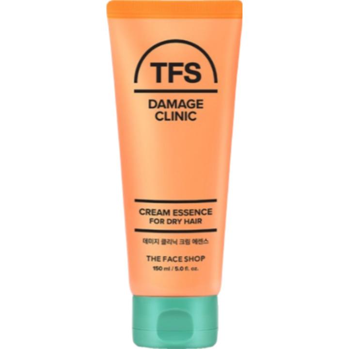The Face Shop Damage Clinic Cream Essence for Dry Hair 150 Ml/ Hair Care, Moisturizing, Korean Cosmetics, Kbeauty
