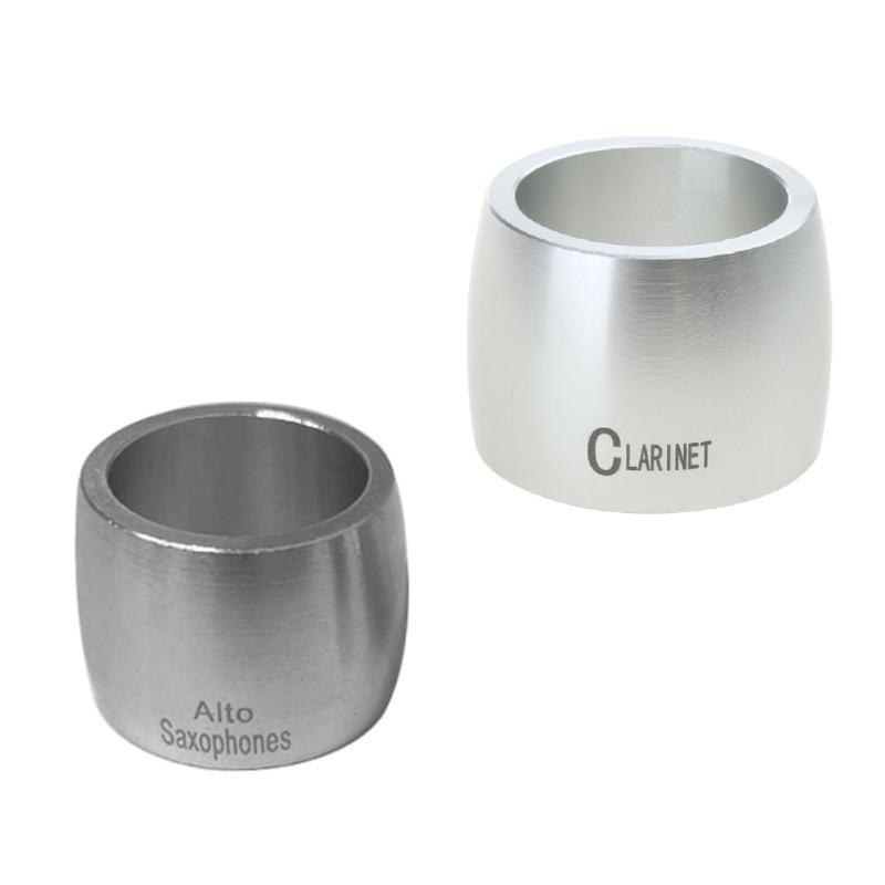 Aluminum Wide Ring Tenor Saxophone Mouthpiece Fastener Clip Compact Sax Ligatures for Tenor/Alto/Saxophone Mouthpiece