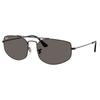 Ray Ban Explorer 5 Dark Grey Navigator Unisex Sunglasses Rb3845 002 B1 60