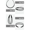 3pcs Nonslip Headband Set for Women Comfortable Wear Wide Double Breasted Hairhoop for Sport and Everyday Use