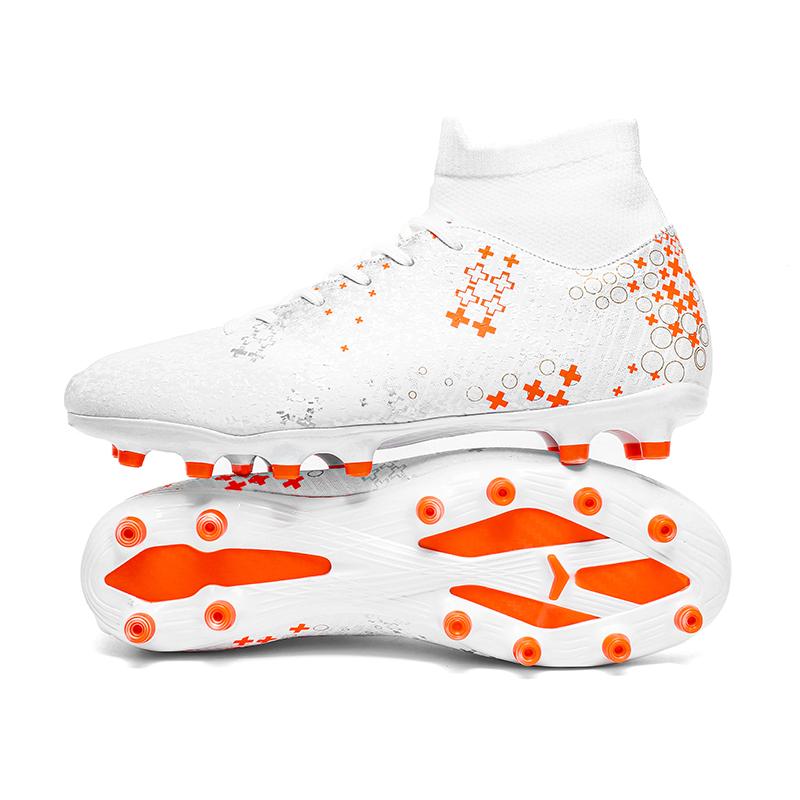 Men's/ Women's Football Boots Youth Artificial Grass Training  Nails TF Microfiber Breathable Football Shoes Children's Football Shoes