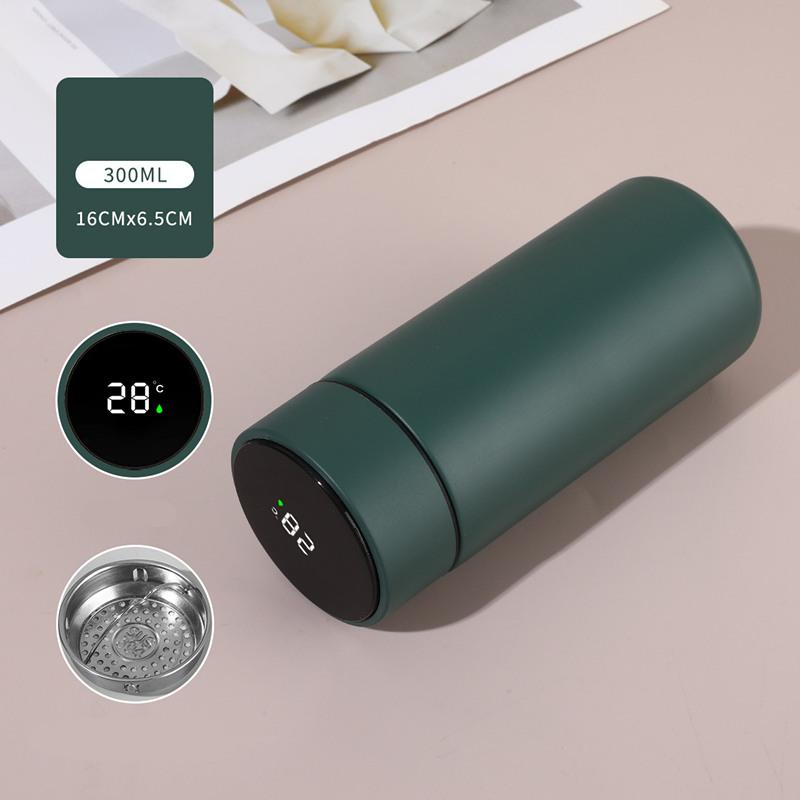 LED Temperature Display Coffee Thermos Bottle 300ML Smart  316 Stainless Steel Vaccum Insulated Bottle Travel Thermal Cup