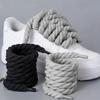 Handmade Braided Shoelaces - Durable and Thick Canvas Shoe Accessories for Lightweight Footwear