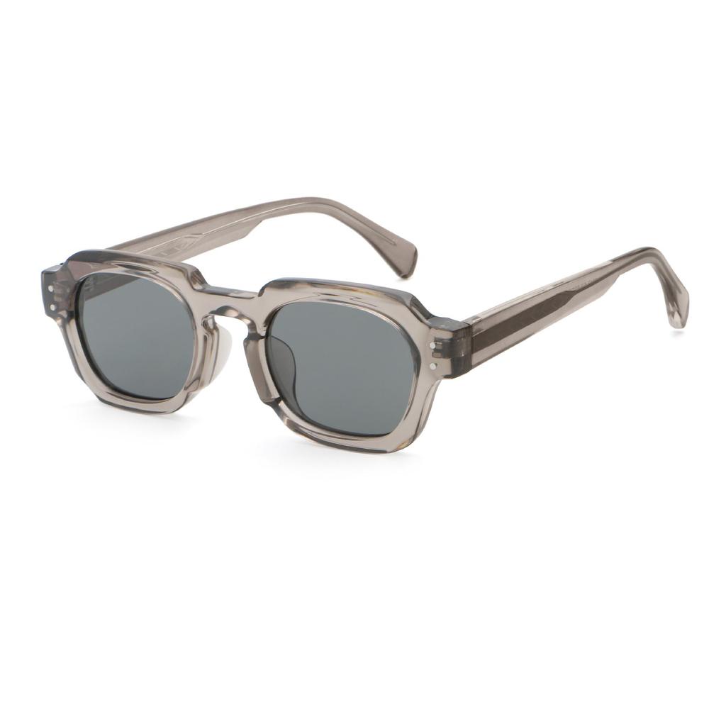 Women's Trendy Square Frame Pin-In Sunglasses - European & American Street Style
