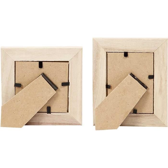 Wooden Frame - Decorative Objects - Rectangular - Beige - Contemporary - Support 2 Sizes