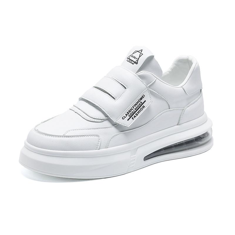 Pantofi de skate pentru băieți, versatili, la modă, cu pernă de aer, pantofi albi, pantofi cu platformă pentru bărbați, pantofi albi la modă, pantofi lejeri, la fața locului