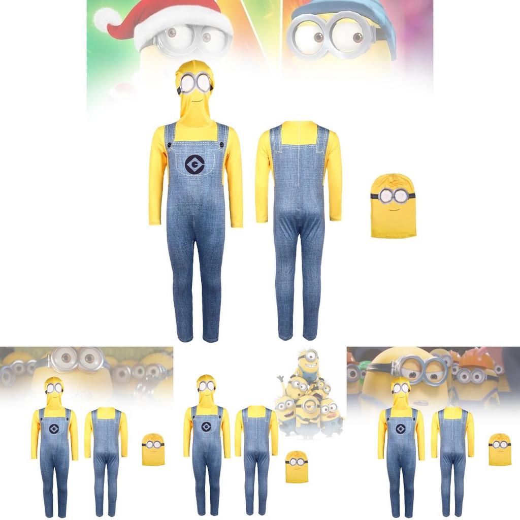Entzückendes Minions Cosplay Kostüm Perfekt für Bühnenauftritte Unisex Design für Kinder