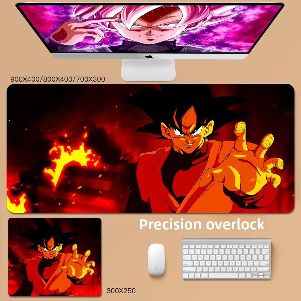 Man Cool Mouse Pad Convenience Dragon Ball Animation Son Goku Leather Mouse Pad Cartoon Vegeta Bulma Broly Large Keyboard Pad Student Desk Pad