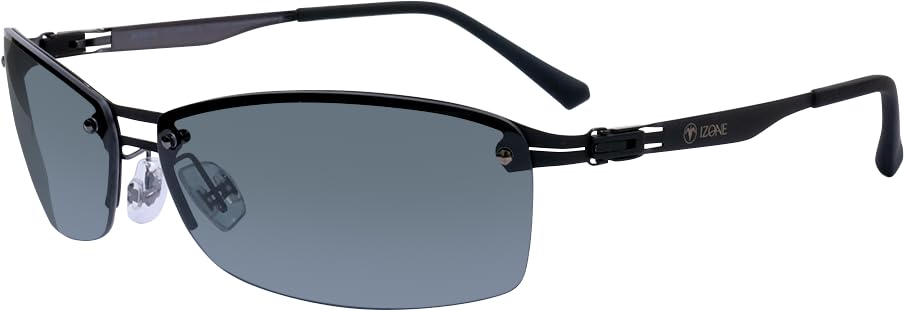 

iZONE Polarized Sunglasses for Ultra UV for IDRIVE Premium [iZONE] Men, Lightweight, Protection, Fishing, Driving, Golf, P1120-DRBK10 (Black-BK10)