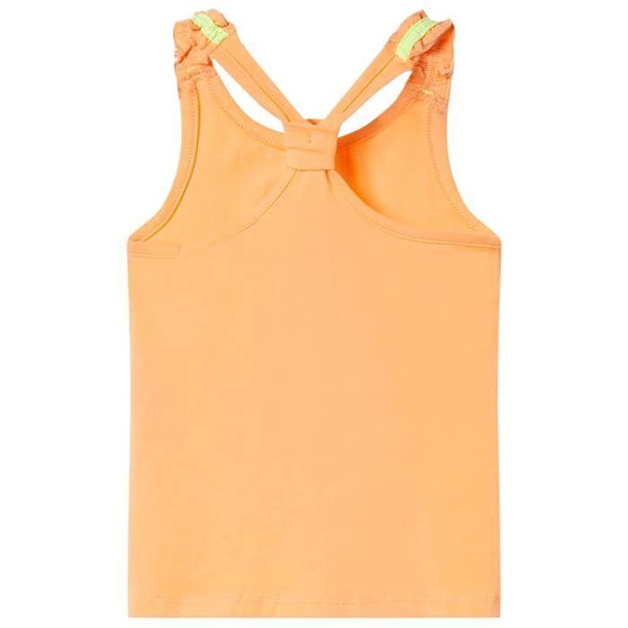 Débardeur pour enfants orange vif 92/104/116/128/140
