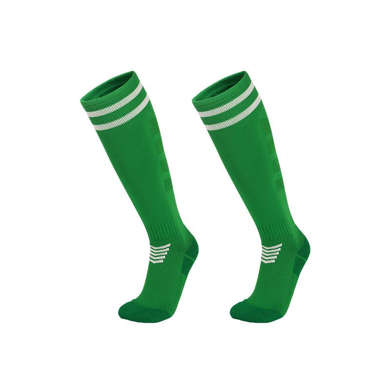 "Calcetines de fútbol de tubo alto para hombre: calcetines deportivos profesionales antideslizantes y que absorben el sudor para primavera y verano".