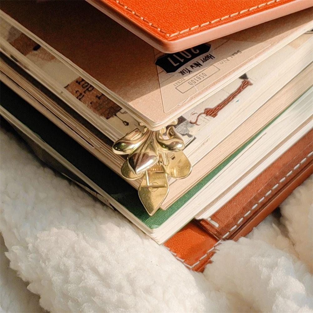 Bookmark Flower Notebook Clip Antique Metal Binder Clips Vintage Paper Clip  Student Use
