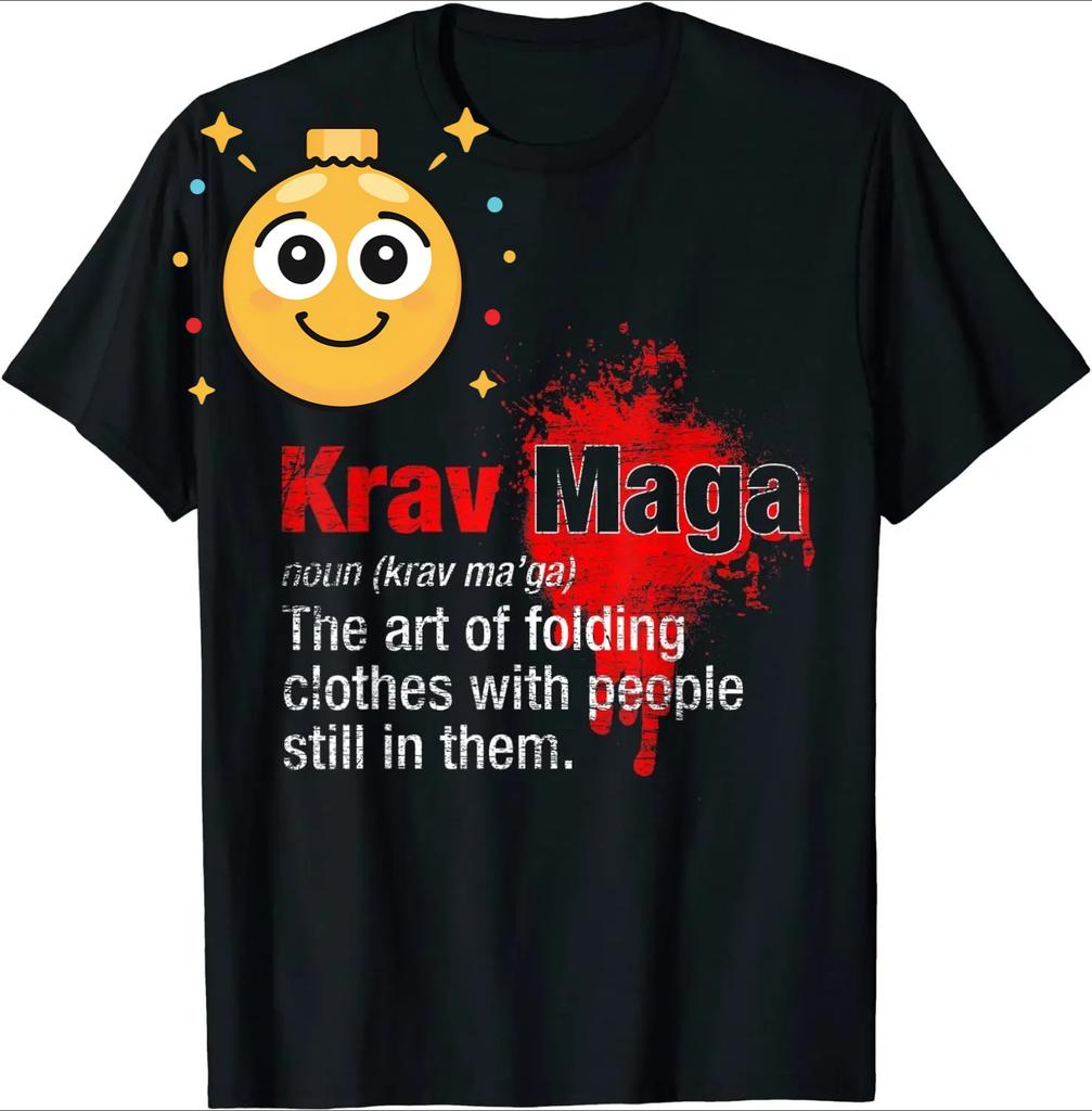 Israel Self Defense Martial Art Krav Maga Combat System Tshirt High Quality Cotton Breathable Top Big Sizes Casual T Shirt