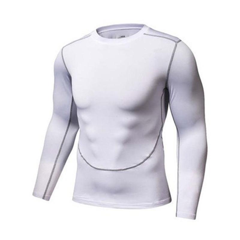 

Мужские осенне-зимние баскетбольные тайтсы с длинным рукавом для фитнеса - Дышащий базовый слой высокой эластичности для бега и спорта L