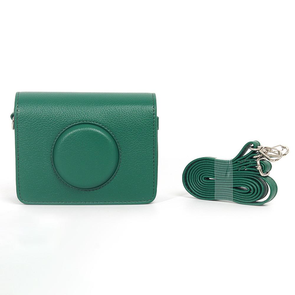 PU Leather Instant Camera Storage Bag Anti Scratch Crossbody Shoulder Bag for CHUZHAO D1pro Travel