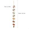 62KD Natural Crystal Stone Butterfly Hanging Pendants Sun Catchers for Home Garden
