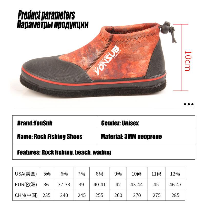 YONSUB Fly Fishing Waders Shoes Size 5-12 with Steel Nail Men Women Aqua Upstream Sneakers Rock Outdoor Non-slip Boots