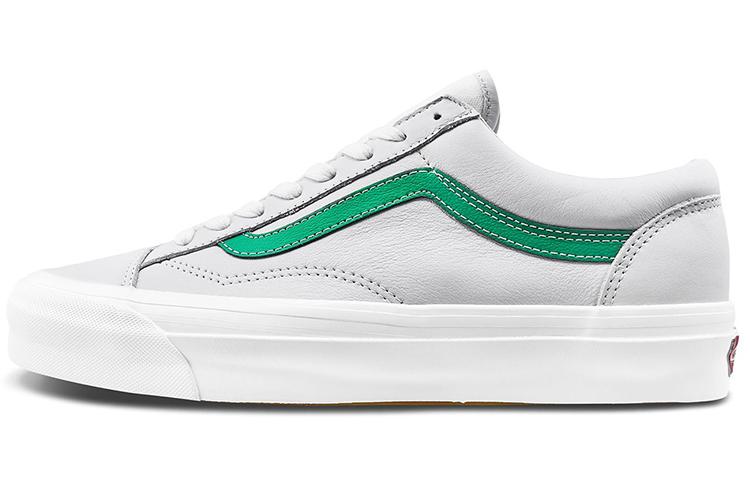 Vans OG Style 36 LX True White Green 37