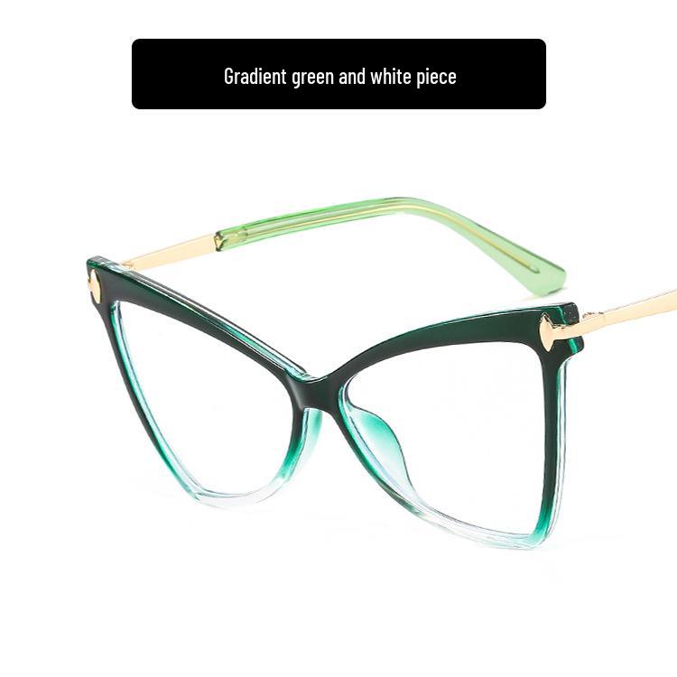 

Очки «кошачий глаз» формы бабочки TR90 с защитой от синего света - европейский и американский стиль 2077