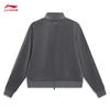 Li-Ning Women's Retro Fleece Stand Collar Cardigan