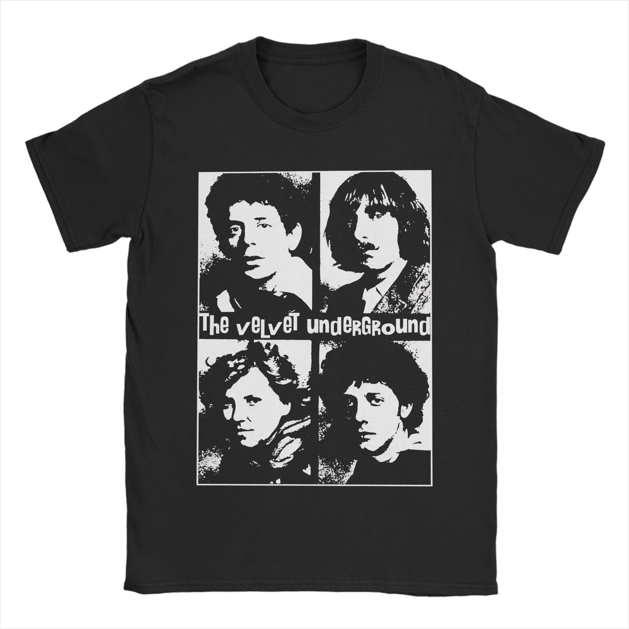 

The Velvet Underground Band T-Shirt Unisex Cotton Clothing Hip Hop O-neck Short Sleeve S