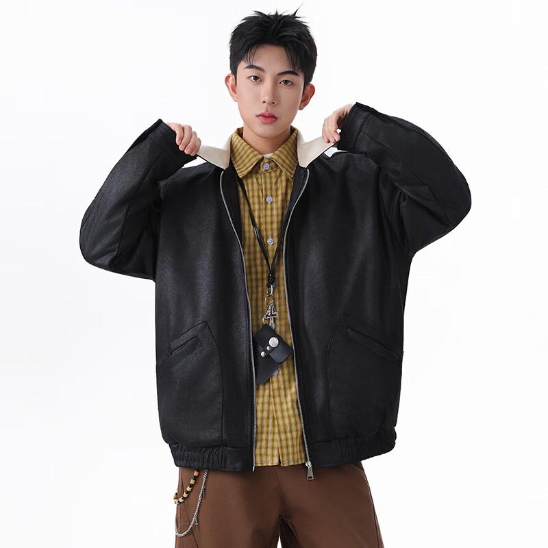 TOM ADAM Herren American Casual Revers Fliegerjacke