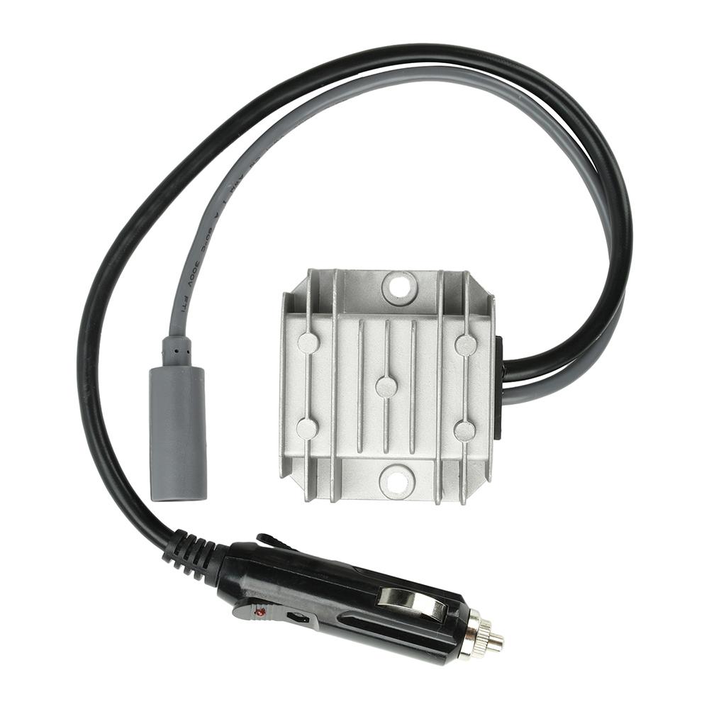 DC 12V/24V to 30V 3.5A Mini DC Step-Up Boost Converter with Cigarette Lighter Plug for RV Truck Car Van Waterproof Power Supply