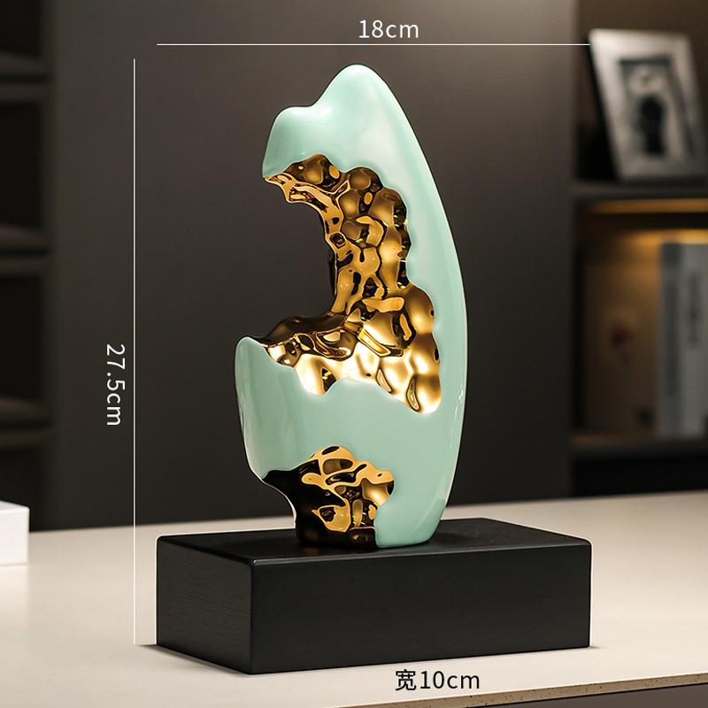Zhaocai Stone Sculpture Decoration Hotel Restaurant Entrance Decoration Creative Ceramic Crafts Home Decoration Accessories