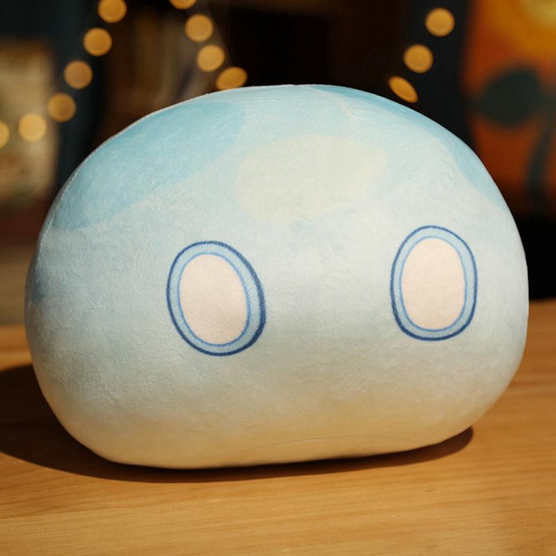Genshin Impact Slime Plush Pillow Multi Element Soft Stuffed Cushion Game Peripheral for Sofa Decor Fans Gift Collection