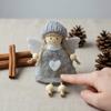 Angel Doll Pendants Plush Ornaments, Christmas Fairy Girl Hanging Pendant for Decorative Garlands Tree Home Decor, Party, New Year, Birthday