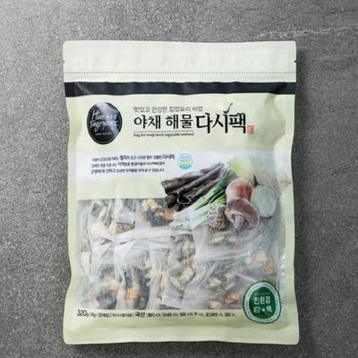 Haetongryeong Korea Soup Stock Vegetable Seafood 15g X 20ea Korean Food Tea Bag Type
