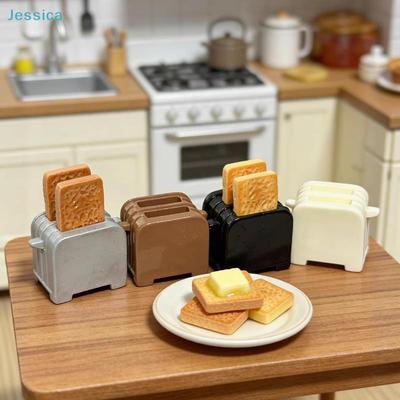 1:12 Scale Dollhouse Miniature Toaster – Random Color Simulation Kitchen Appliance For Dollhouse Decor